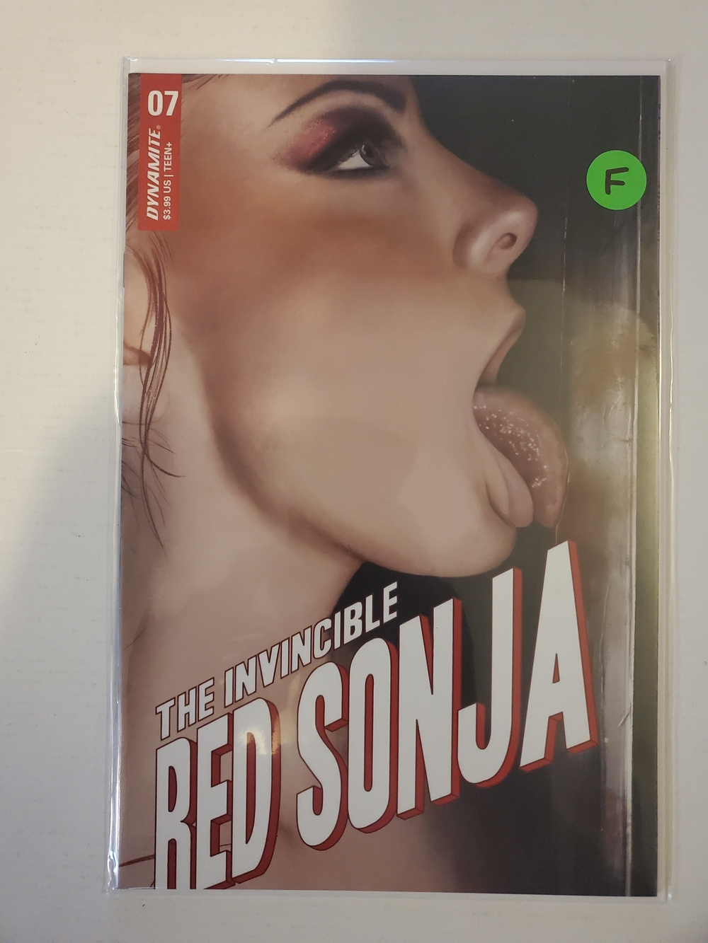 Invincible RED SONJA #7 F, NM, She-Devil, Cohen Variant 1:10 Bagged Boarded